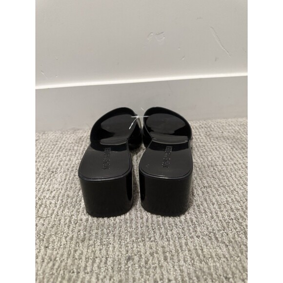 Steve Madden Chunky Block Heel Slide Sandals Harlan’ Black Sz 7 - Picture 4 of 5